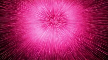 Poster - Purple light rays burst from a central point in a futuristic, abstract design