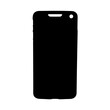 © PixelArtBox - Abstract silhouette of a modern smartphone with rounded edges and minimalistic design