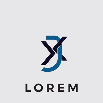 The XJ Logo design with neutral colors and minimalist style creates a professional impression and is suitable for branding and corporate identity.