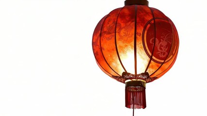 Poster - A traditional Chinese lantern hangs from the ceiling, adding warmth and ambiance