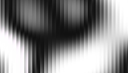 Poster - Fractal Glass Gradient Texture. Reed vertical lines patterned glass, overlay with transparent background. Universal monochrome black background stylish gradient