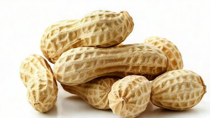 Poster - A pile of peanuts stacked on top of each other