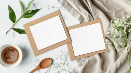 Poster - Two people sitting together, enjoying a moment over coffee
