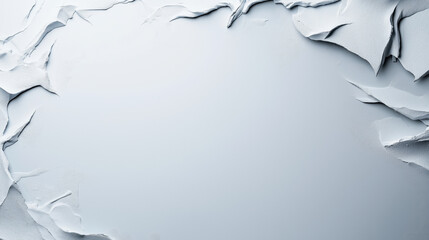 Poster - Torn paper texture revealing a smooth surface beneath