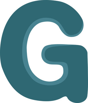 3d alphabet letter G