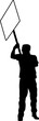 © Christos Georghiou - Protest Rally March Picket Sign Silhouette Person