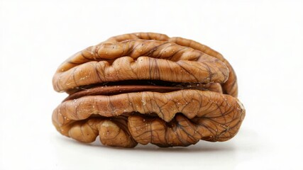 Poster - A detailed view of a walnut shell and interior