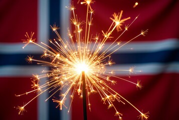 Wall Mural - Sparkling Norwegian Pride