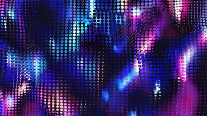 Poster - Close-up of a vibrant background featuring multiple circular shapes