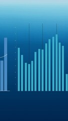 Poster - Animation of diverse graphs on blue background