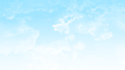 Poster - The vast blue sky and clouds sky. Vector blue sky
