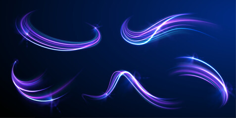 Poster - png light movement glowing trace neon speed swirl power design background line magic circle transparent energy bright wave lens brilliant effect white tornado ellipse

