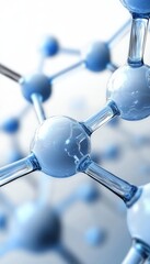 Poster - Detailed 3D Molecular Structure Illustration Showcasing Intricate Biological Systems and Connections