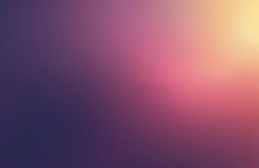 Fototapete - Abstract gradient background with purple pink and yellow colors. Smooth transition of hues creates soft, light aesthetic. Modern design, suitable for web design, wallpaper, screen displays.