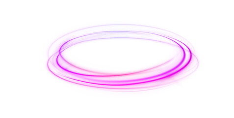 Poster - png glowing neon ring swirl magic spiral light effect modern transparent fantasy energy line futuristic motion dynamic trail glow circular shadow rounded luxury twirl power curve particle vortex

