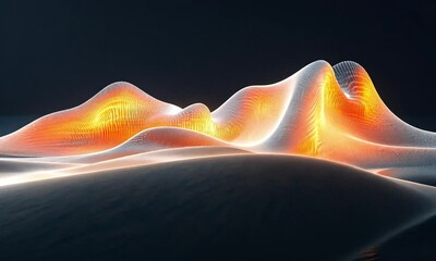 Poster - Abstract Landscape of Flowing Energy