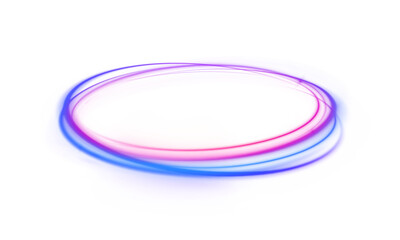 Poster - png neon glowing light magic spiral swirl round modern transparent fantasy energy line futuristic motion dynamic trail glow circular shadow rounded luxury twirl power curve particle vortex

