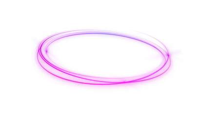 Poster - png magic spiral swirl glowing neon ring light effect modern transparent fantasy energy line futuristic motion dynamic trail glow circular shadow rounded luxury twirl power curve particle vortex

