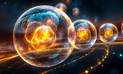 Poster - Abstract spheres of energy