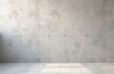 Aufkleber - Concrete wall floor texture background. Aged, weathered surface with grey cement texture. Grunge modern interior design. Raw style for loft room or studio, industrial loft apartment.