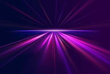 Poster - png beam flare glowing spiral wind circulation rotation tornado twirl funnel shine sparkling abstract light flying magic lens particle vector neon bright effect road blue vibrant wave star

