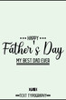 © Pixel Gravity - Modern Cursive Typography Text Of Happy Father's Day Vertical Template