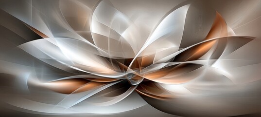 Poster - Stunning Abstract Composition of Gold and Silver Textures with Vibrant Colors and Organic Shapes