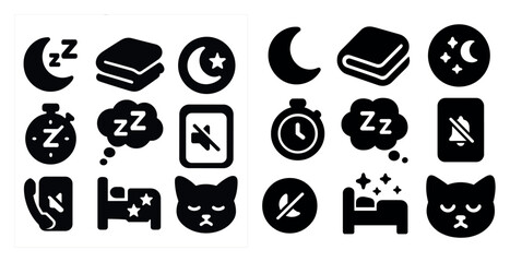Fototapete - The first image shows a cat sleeping on a bed with a blanket, while the second image shows a cat sleeping on a bed without a blanket