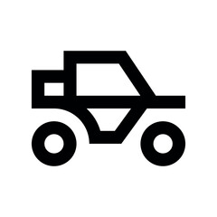 Poster - Illustration of find the best off road vehicle icon for your project simple car image vector illustration design concept 100x100 vector