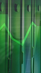 Poster - Animation of multiple graphs against server rack in server room