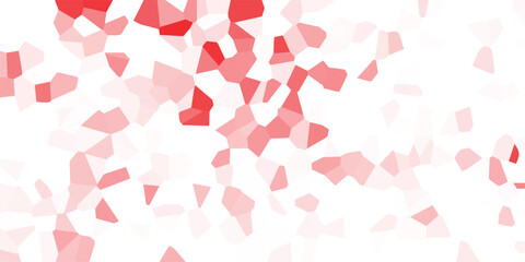 Aufkleber - Abstract red polygon mosaic a modern artistic background design featuring interlocking geometric shapes and varying shades suitable for digital projects