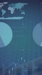 Poster - Animation of financial data processing over city
