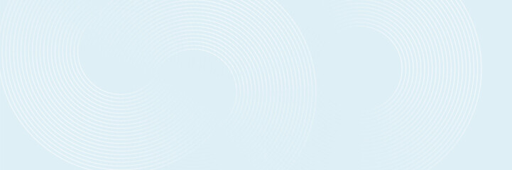 Poster - Abstract blue glowing geometric lines on dark blue background. Modern shiny blue circle lines pattern. Futuristic technology concept. Suit for cover, poster, banner, brochure, header, website