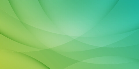 Aufkleber - Abstract green gradient background with smooth curved shapes and soft lighting, modern and minimal design, ideal for presentations, websites.