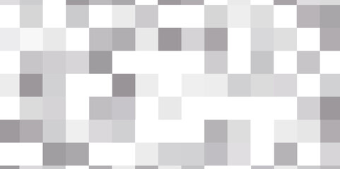 Leinwandbilder - Abstract digital background with pixelated grey and white squares creating background. Blue colored Tech Finance Fintech Pixel mosaic Pattern. Abstract technology Business Tech Science Vector Backdrop