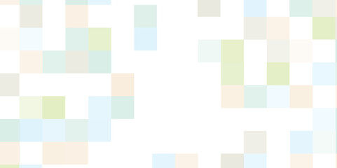 Leinwandbilder - Abstract digital background with pixelated multicolor squares creating background. light colored Tech Finance Fintech Pixel mosaic Pattern. Abstract technology Business Tech Science Vector Backdrop