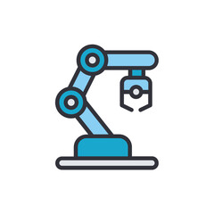 Poster - Stylized Robotic Arm Design With Intricate Articulation And Precision