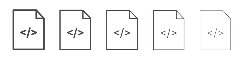 html icon simple isolated vector sign