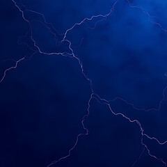 Aufkleber - Electric blue background with white lightning strikes creating a dramatic and dynamic weather pattern illustration