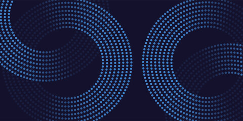 Poster - Abstract Particle Technology Background Design. Abstract wave moving point flow particles, high tech background design for brochure, flyer, magazine, business card, banner. Vector