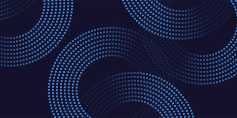 Poster - Abstract Particle Technology Background Design. Abstract wave moving point flow particles, high tech background design for brochure, flyer, magazine, business card, banner. Vector