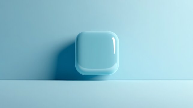 OpenAI app 3d icon on a pale blue background