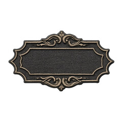 Poster - Ornate Vintage Blank Frame with Decorative Elements for Elegant Background or Label Use Transparent background or PNG
