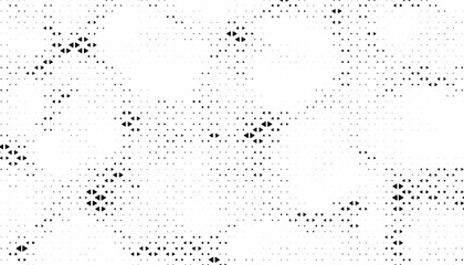 Poster - Black and white abstract halftone pattern with motion effect for modern background and jersey design. Vector Format Illustration 