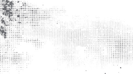 Poster - Vintage halftone grunge effect texture. Abstract dotted surface for retro posters. Great for screen print inspired artwork.
