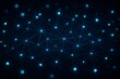 © NeoDesign Hub - Abstract network of glowing blue nodes connected by thin lines on a dark background