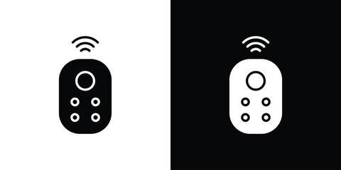 Remote control icon Vector Silhouette for graphic and web design collection