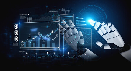 Poster - AI-powered dashboard for data analytics, software performance tracking, data availability monitoring, and analytic visualization. Vouch