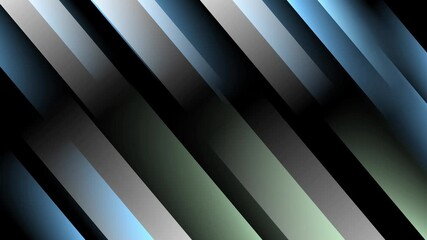 Poster - geometric concept animation on plain black background