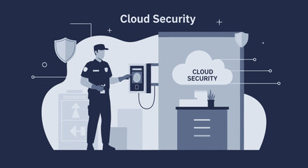 Poster - Advanced Cloud Security System Protecting Data With Biometric Access Authentication